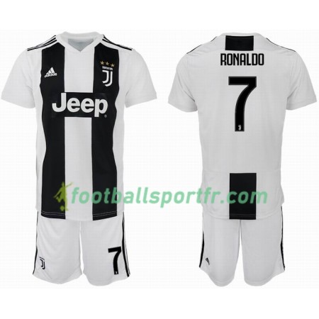 Tenue Juventus Ronaldo 7 Enfant Domicile 2018-2019 Maillot de Foot